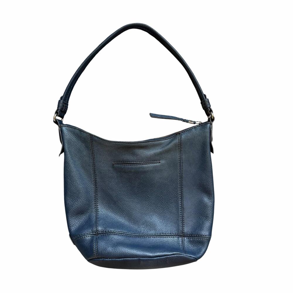 The Sak Sequoia Hobo Bag Womens Medium Blue Leather Shoulder Purse Handbag